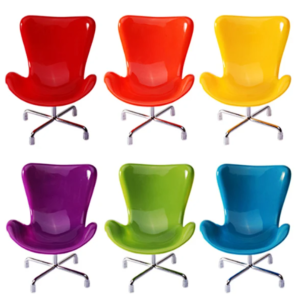 Set of 6 chairs for eepworm® comfort toys